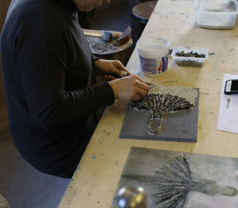 Stage de Matylda Tracewska à l'atelier Mosaicozette