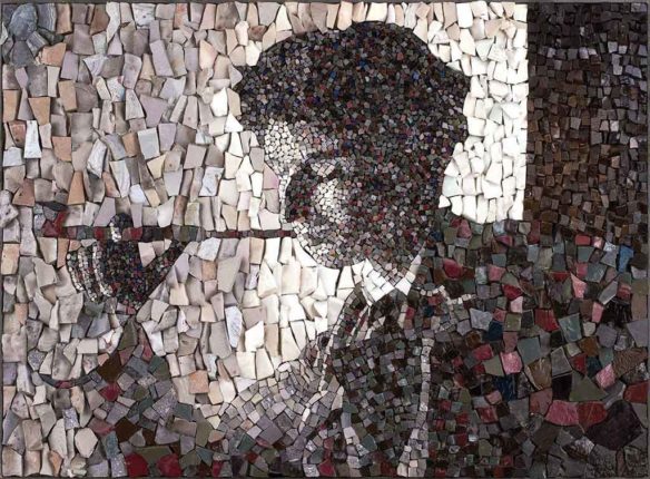 Portrait en stage de mosaïque